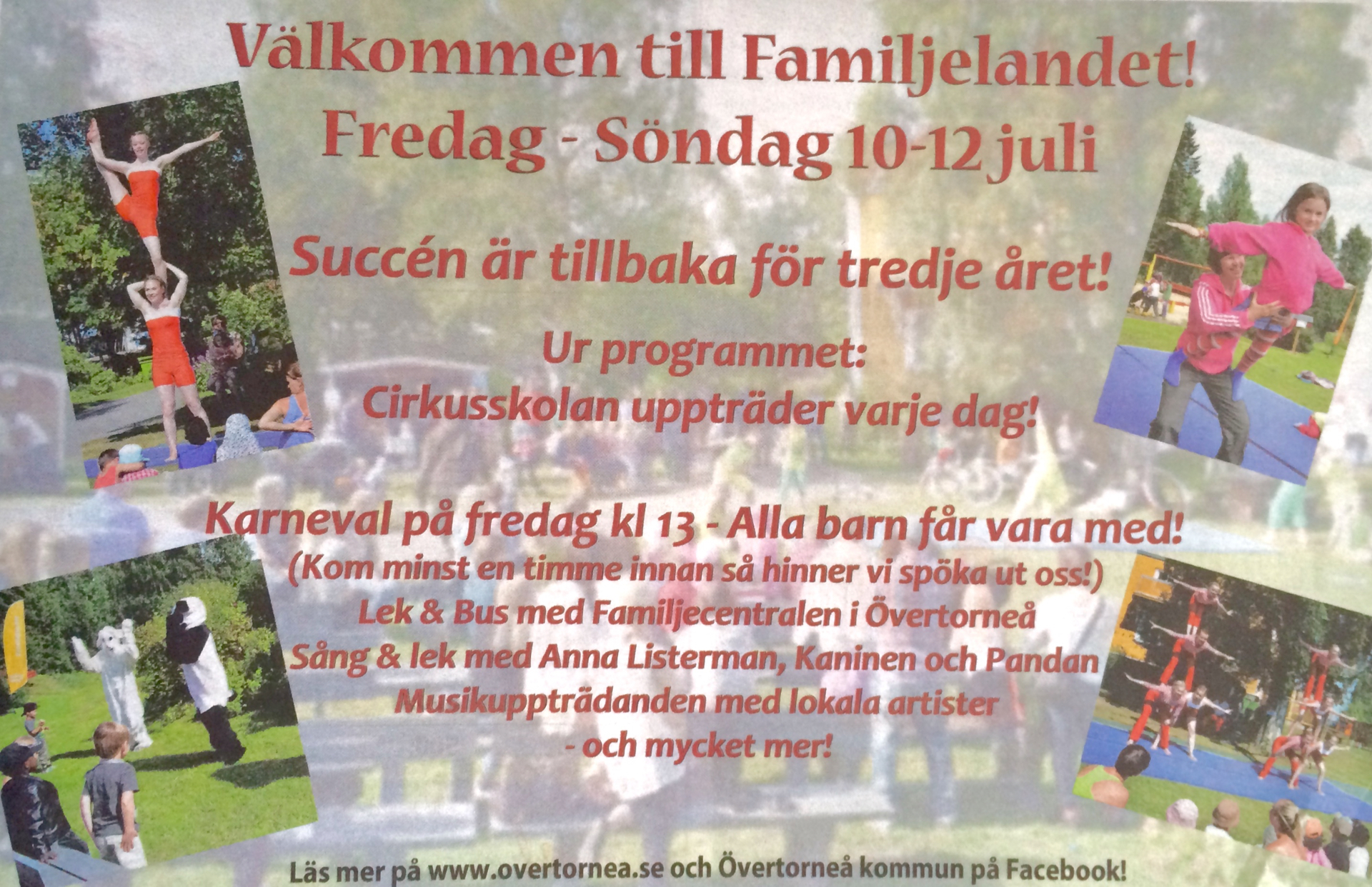 Familjelands-Karnevalen!