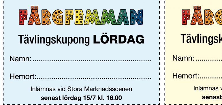 Färgfemman -lördag (kl 16:30)